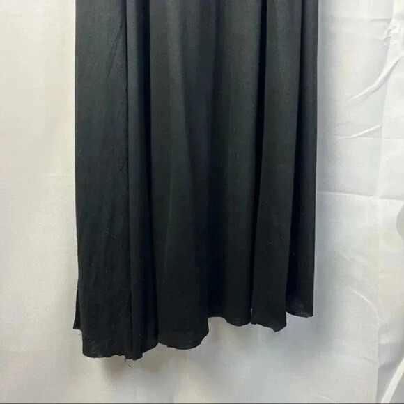 Mango Suit Black Lace Long Sleeve Maxi Formal Fit & Flare Dress XS - Picture 5 of 8